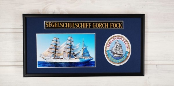 Segelschulschiff Gorch Fock - 15x30cm