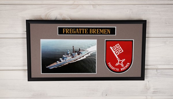 Fregatte Bremen - F207 - 15x30cm