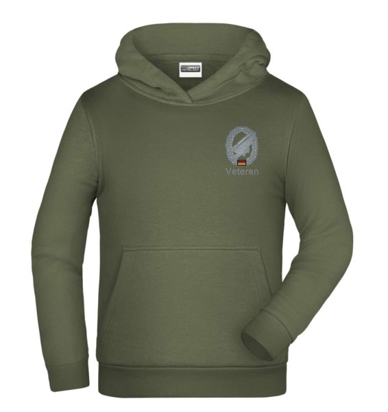 Hoodie "VETERAN" mit Abzeichen auf der Brust