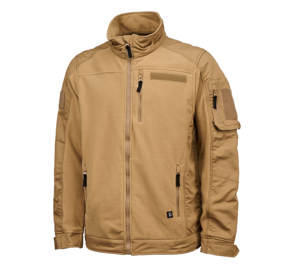 Fleecejacke Ripstop Khaki, OHNE Bestickung