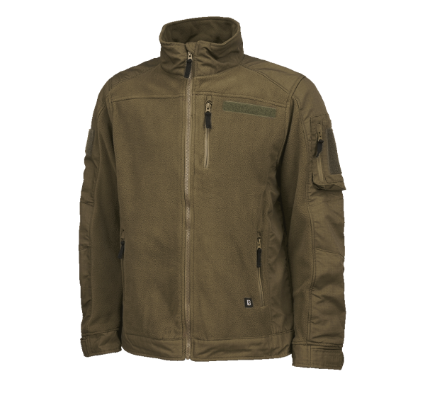 Fleecejacke Ripstop Olive, OHNE Bestickung